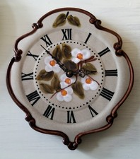 Zell am Harmersbach 🕒 Wanduhr Keramik handbemalt mit Quarzwerk