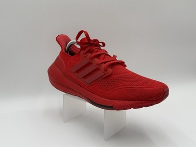 Adidas Ultraboost 21 Shoes Men s Size 9.5 Running Boost  Red Shoes FZ1922