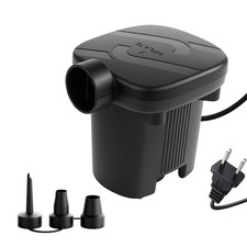 Electric Air Pump for Inflatables - 3 Nozzles Portable Quick-Fill Inflator  ...
