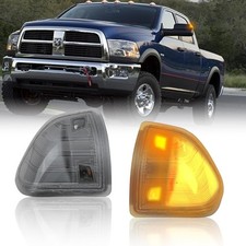 Left and Right Led Side Mirror Turn Signal Light Compatible with 2010-2018 Dodge