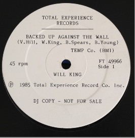 Will King - Backed Up Against The Wall, 12'', (Vinyl)
