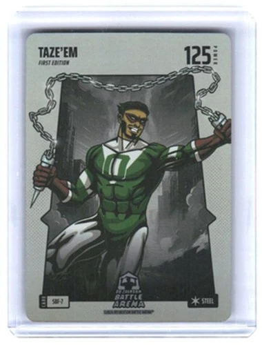 Bo Jackson Battle Arena - Taze'em STEEL Silver Battlefoil -SBF-7