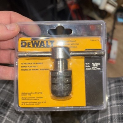 Dewalt Universal Fitment Adjustable Tap Handle 1/2'' DWA142TH  (4008) Brand New