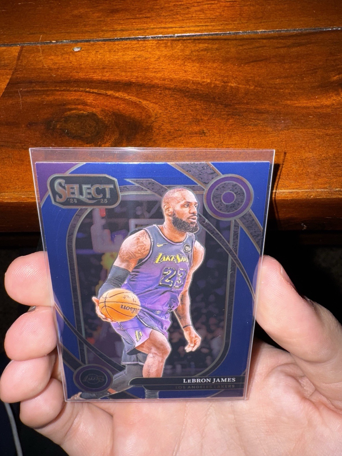 2024-25 Panini Select - Courtside LeBron James #241 Blue Prizm