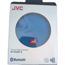 JVC Portable Wireless Bluetooth 5.0 Waterproof Speaker open box Blue 