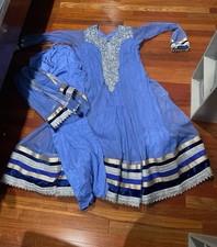 Lavender Maxi Pakistani Dress