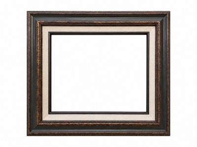 Rustic Distressed Wood Picture Frame Fits 11x14 Print Dark Brown Vintage Style