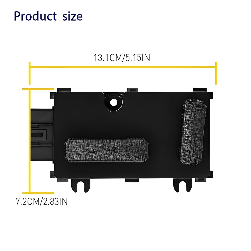 Переключатель питания сиденья передний левый драйвер для Chevy GMC Cadillac Hummer 99-07 - Изображение 3 из 4