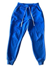 Figs High Waisted Zamora Jogger Scrub Pants Women’s Small Petite Royal Blue