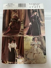 NEW Vogue Craft 5759 Patterns. Barbie/ 11 1/2 Doll Clothes/ Period Costumes