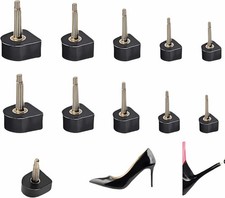 10 Pairs High Heel Tips Replacement - U/Cap Style, 2.4mm  3mm Metal Core, 5...