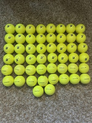 50 Mint Bridgestone E6 Yellow Golf Balls 