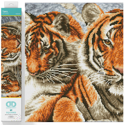 Diamond Dotz Tigers Diamond Painting Kit