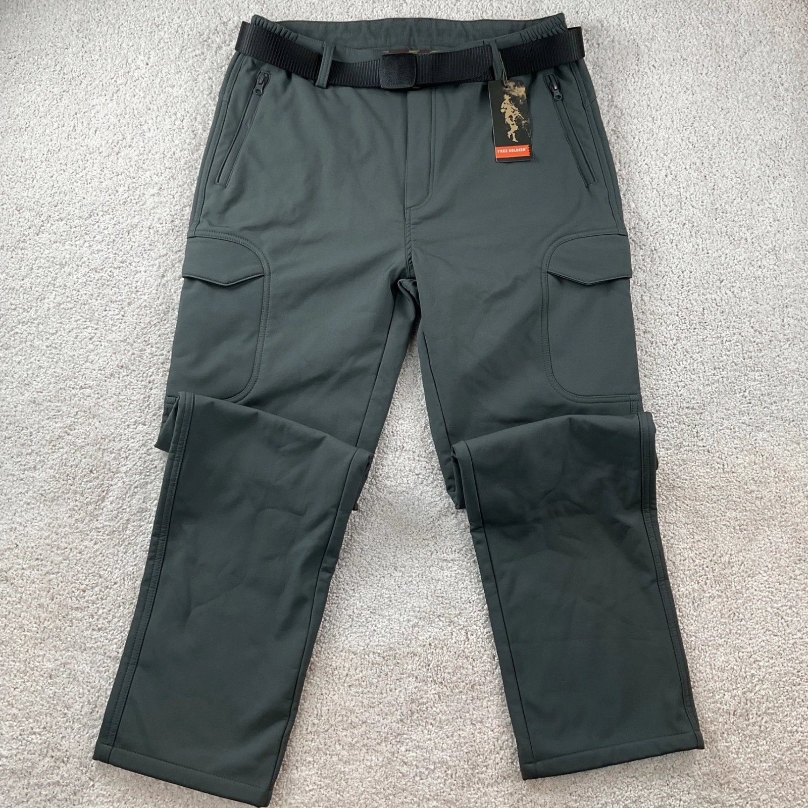 Free Soldier Mens Gray Softshell Fleece Lined Cargo Pants 34x34 NWT
Opens in a new window or tab