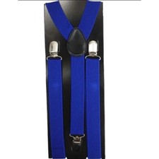 Navy Blue Children  s Suspenders Adjustable from 16  to 27  