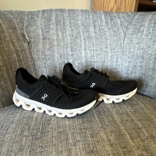 On Cloud Black White Low Top Mesh Woman s Running Shoes Athletic Sneakers