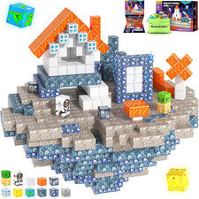 Magnetic Blocks Space Set STEM Building Tiles Montessori Toys for Kids 3 
