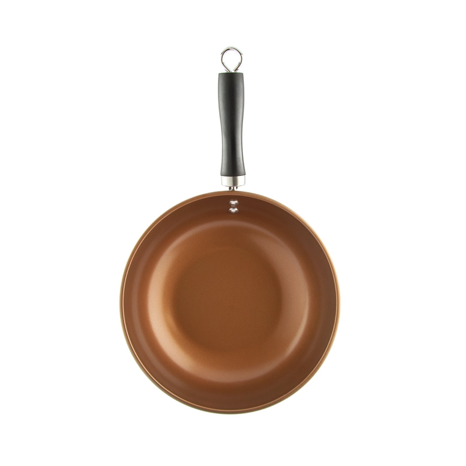 Медная 10-дюймовая сковорода для фритюра Gold Coast с антипригарным покрытием 4790₽