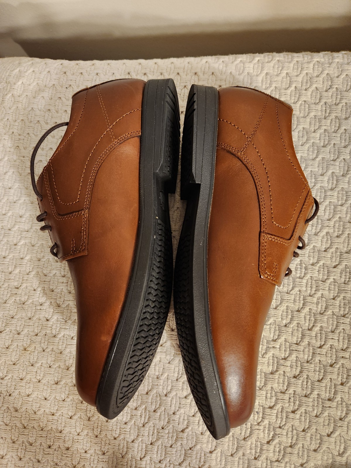 SAOLA Florsheim Comfortech Mid Town Derby a punta liscia giovanile 7M pelle