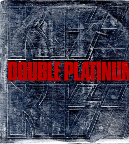 KISS on LP  " KISS DOUBLE PLATINUM "  hard rock heavy metal
