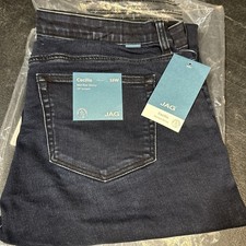 JAG Jeans Women's Cecilia Mid Rise Skinny Jeans Dark Blue Size 16W x 29, NWT