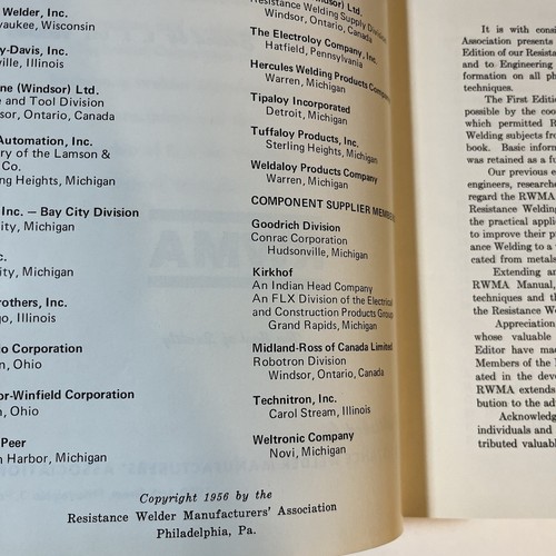 Lot Of 2 Welding Books New Lessons In Arc 1957 Resistance Welding Manual - Bild 5 von 19