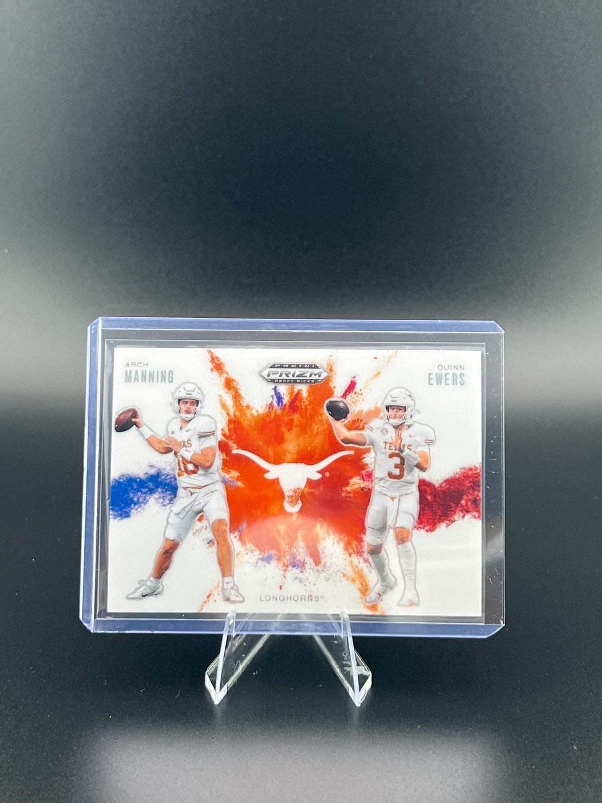 2025 Prizm Draft Picks Arch Manning Quinn Ewers DUAL COLOR BLAST SSP #4