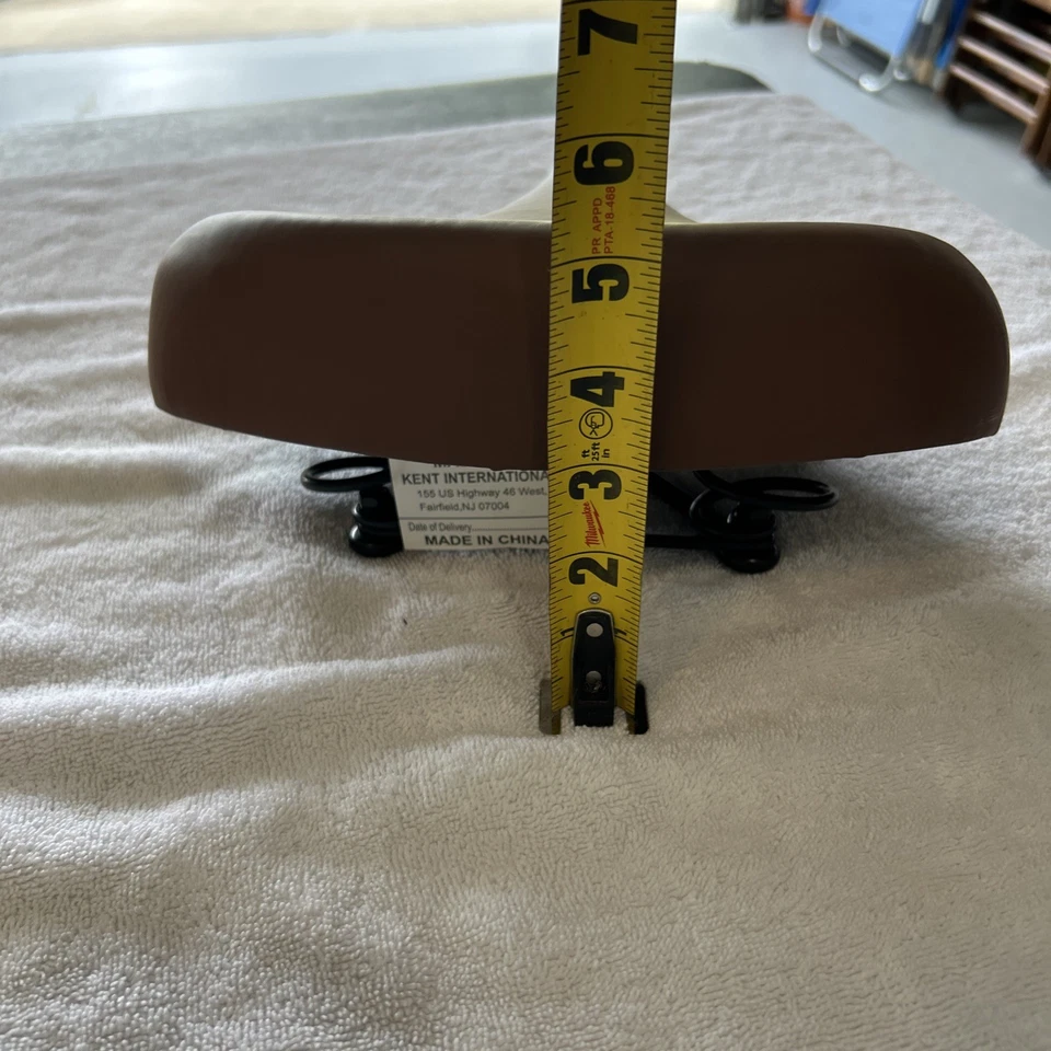 Asiento Bicicleta Ancho 10 Pulgadas Marrón Nuevo Foto 4 de 4