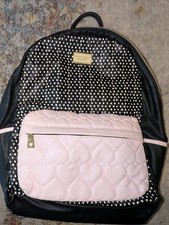 Betsey Johnson Backpack Faux Leather Great Condition Quirky Fashion Rare Find