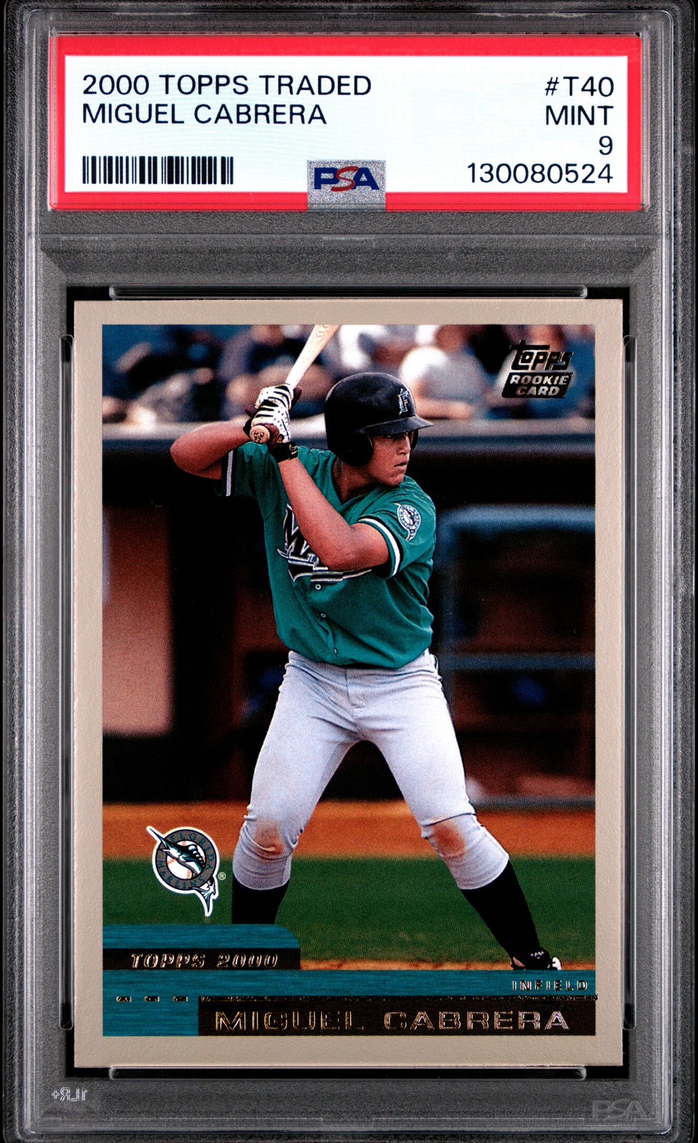 2000 Topps Traded #T40 Miguel Cabrera PSA 9