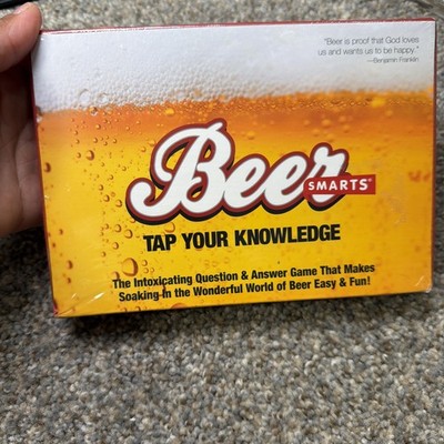 Beer Smarts Trivia Drinking Card Game  Tap Your Knowledge - New Sealed
