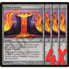 MTG Golem Foundry (Scars of Mirrodin) 160/249 (NEAR MINT) (4X)