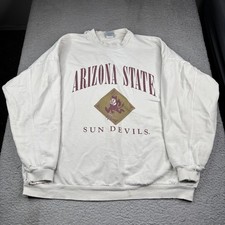 Vintage ASU Arizona State University Sweatshirt Men XL Oversized Cotton USA Made