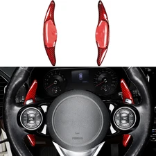 For Kia Soul 2020-2025 Real Carbon Fiber Steering Wheel Paddle Shifters Extension Paddle