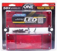 Optronics TLL0016RK ONE LED Low Profile Marine Tail Light
