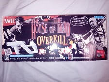 The House of the Dead Overkill Gioco Nintendo Wii Pacchetto Giapponese con Gun Zapper
