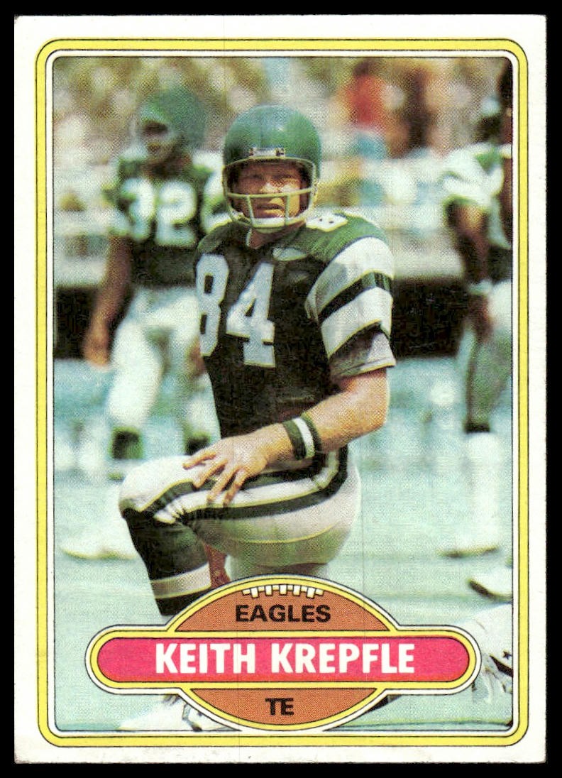 Keith Krepfle 1980 Topps #32 Philadelphia Eagles