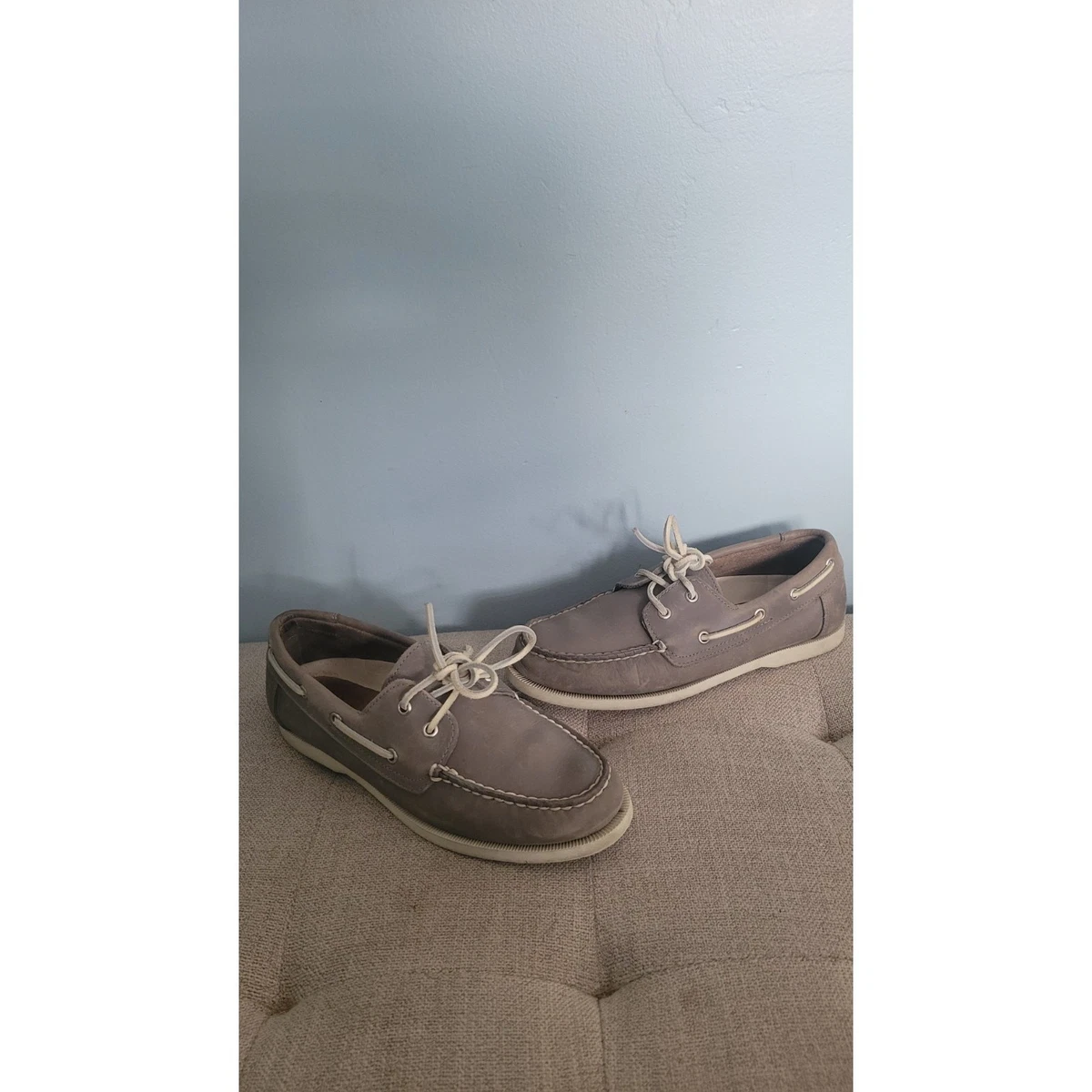 Cole Haan Boat Shoe Gray Casual Shoes for Men for sale | eBay display picture 3