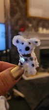 minature pipe cleaner dog handcrafted dog Puppy Dalmatian Figure Spotti Dog