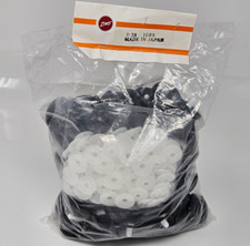 Bulk VTG Zim's Black D-Type Triangle Plastic Animal Dog Safety Nose 38mm Crafts