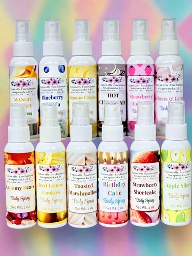 Body Spray Mist, Perfume, Handmade Hair fragrance, U pick scent travel size 2oz - Picture 3 of 3