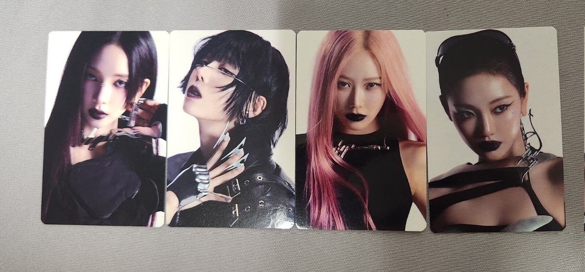 AESPA 5TH MINI ALBUM WHIPLASH HOTTRACK YPBOOKS PHOTOCARD OFFICIAL