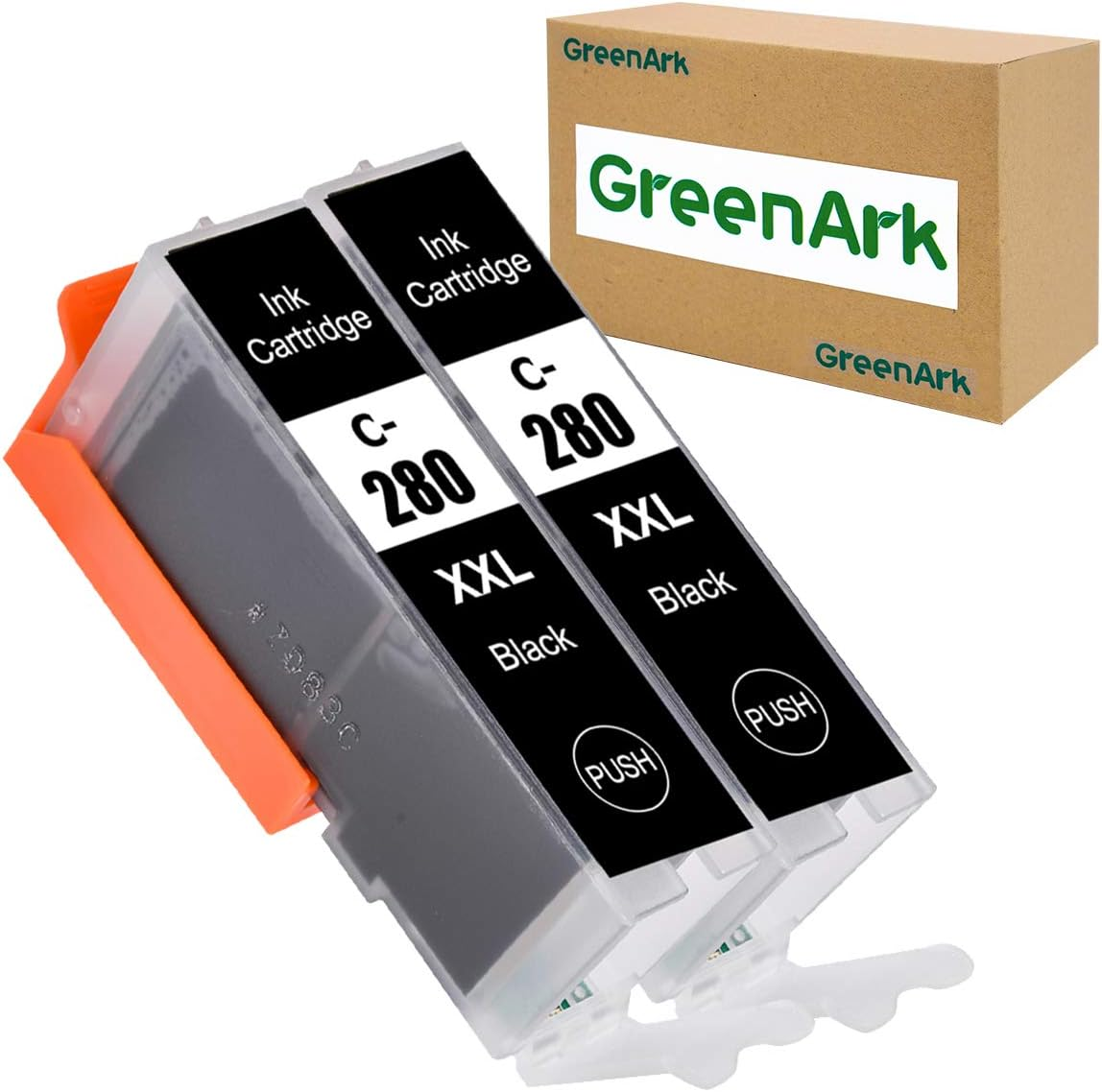 Compatible Ink Cartridges Replacement for Canon C280Xxl Pg280 Bk PGI-280 PGI-280-image