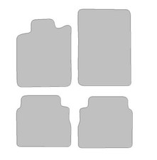 Fußmatten-Set für Opel Vectra C Kombi (2002-2024) Hit schwarz