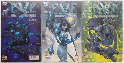 E.V.E. Protomecha 1 - 3 komplett, Generation Comics 2001 / 2002