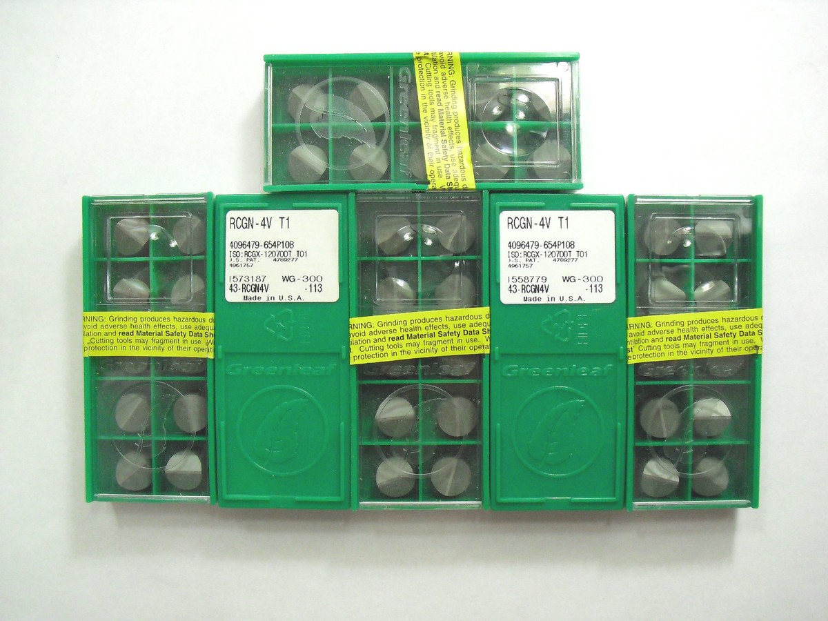 RCGN 4V T1 120700T T01 WG 300 Greenleaf Insert **10PCS** | eBay