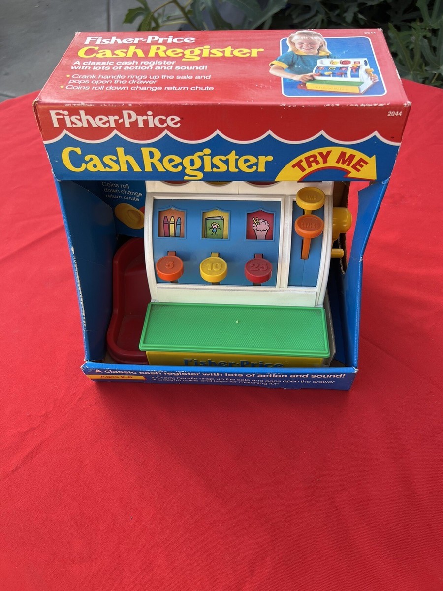 Fisher Price Antique Toy Cash Register Fisher Price Vintage Cash