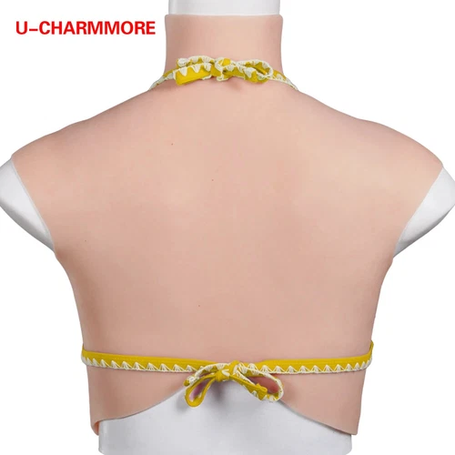 Realistic Fake Chest Enhancer Silicone Breast Forms for Cosplay - Picture 7 of 24