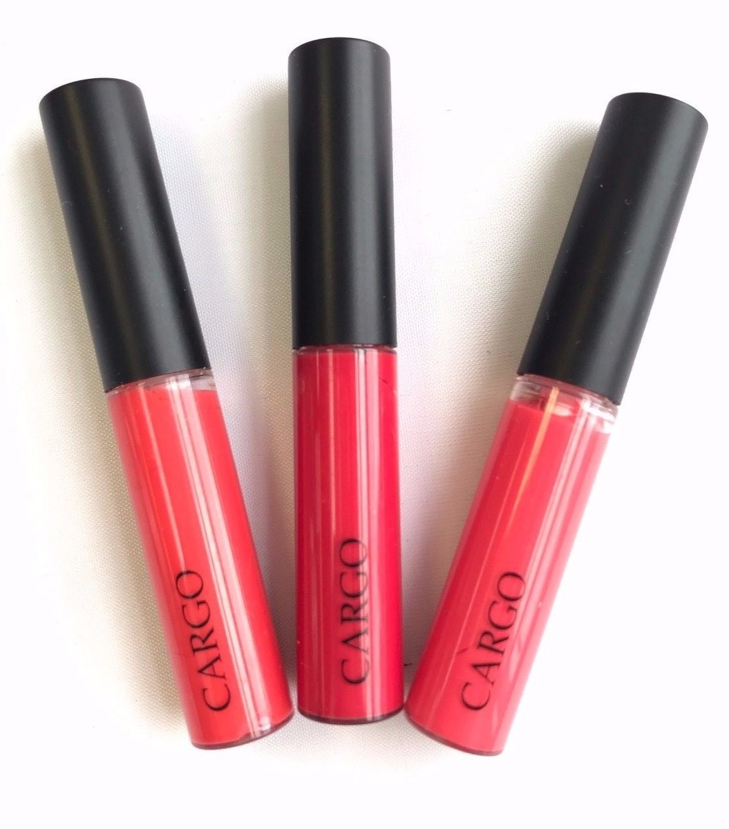 3 ~ Cargo Long Wear Lip Gloss 0.15 oz. Boxed - Rio TOKYO Bourbon