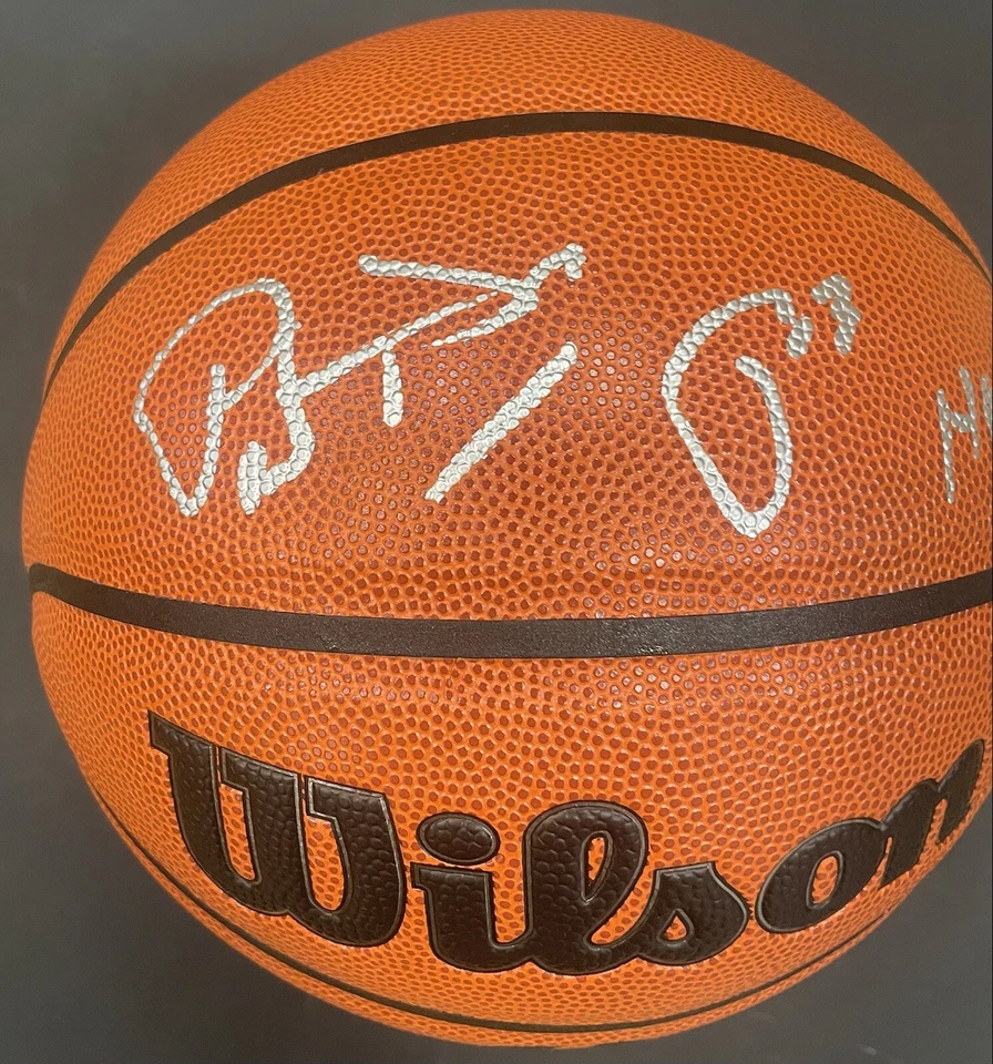 Patrick Ewing Signed NBA Wilson I/O Basketball Authentic Series Auto Steiner HoF - Image 2 of 4